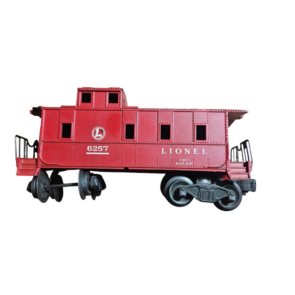 Vintage 1947 Lionel 6257 SP Type Caboose O Gauge Postwar Train Red USA Antique